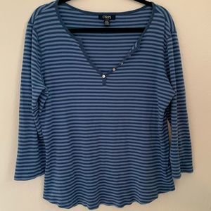 Blue long sleeve shirt